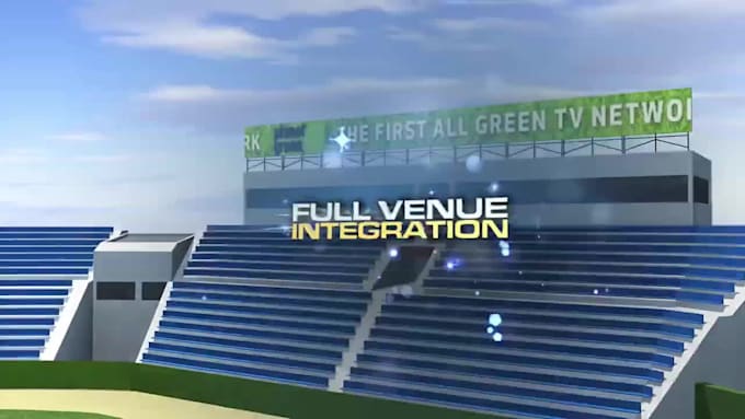 create 3d stadium led billboard, arena animation and billboard animation