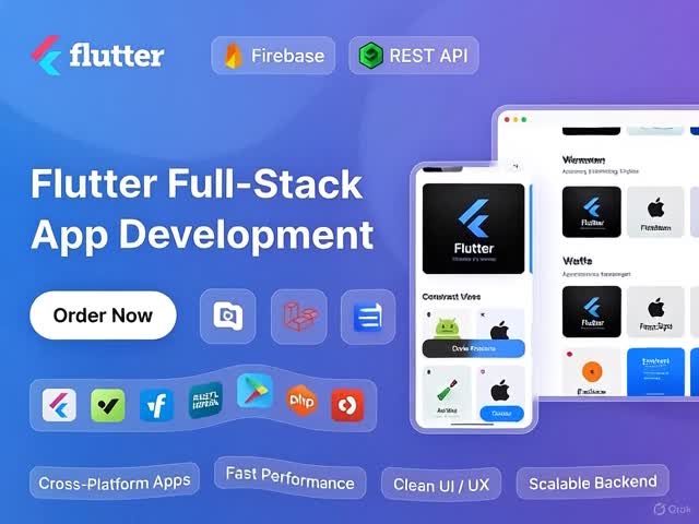 be a flutter app developer for ios, android firebase app