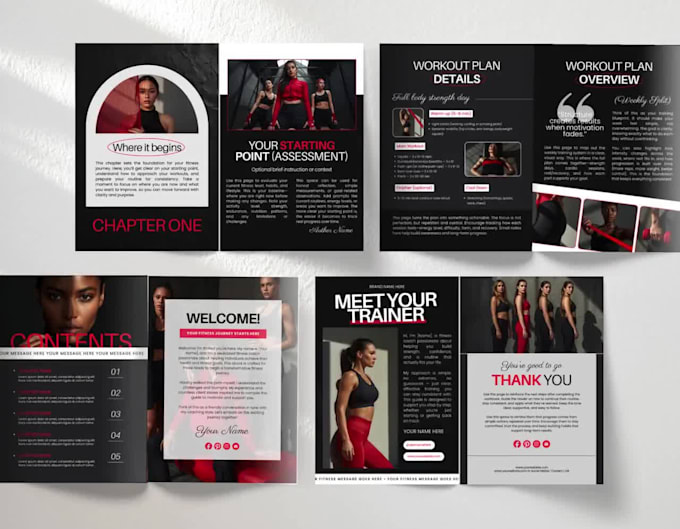 make editable canva lead magnet for fitness coaches
