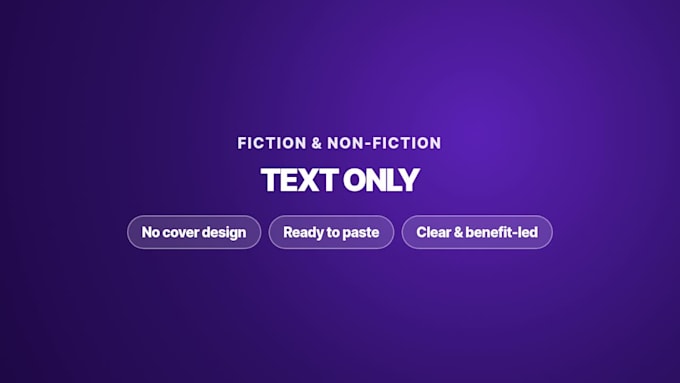 write a compelling amazon KDP book description and blurb