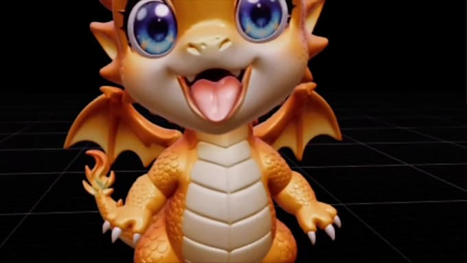 create high quality 3d characters, creatures and models
