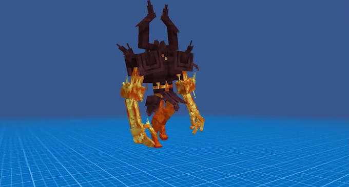 do 3d blockbench models textures and animation