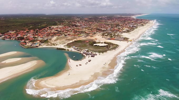 do real estate drone video with motion graphics