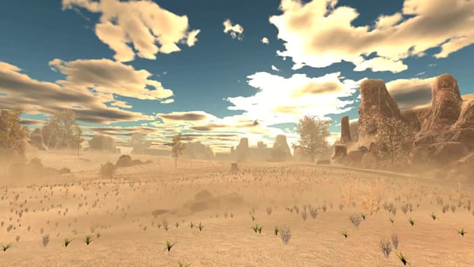 create level design and environment in unity for VR or games