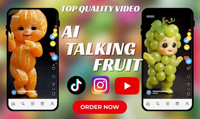create viral ai talking fruits ai dancing fruits ai  videos ai funny object