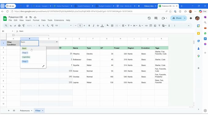 provide structured google search data in spreadsheets