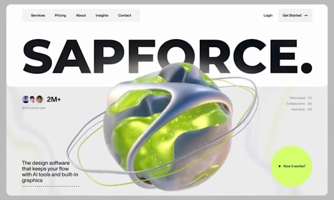 design wix framer website webflow animation interactive scrollytelling website