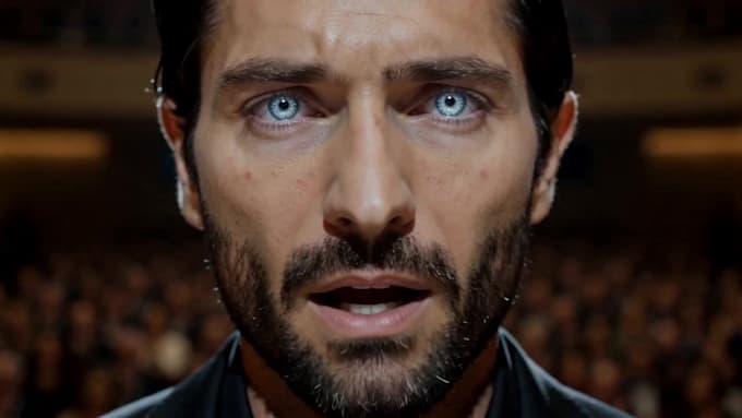 create cinematic ai book trailer for fantasy romance sci fi horror video