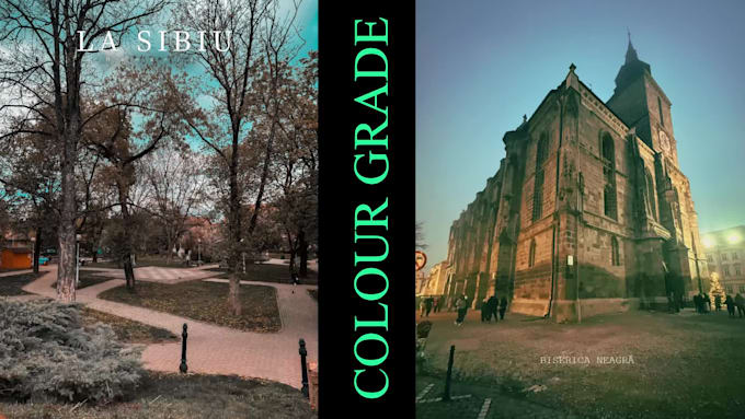 do professional colour grading for your photos