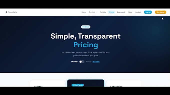build a modern responsive frontend website using react