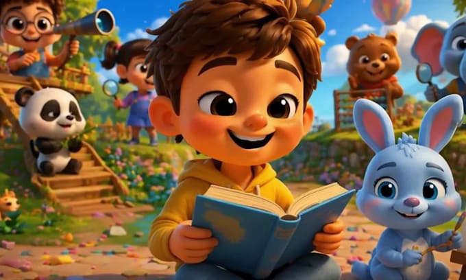 design fun and educational cartoon characters to make learning fun and engaging