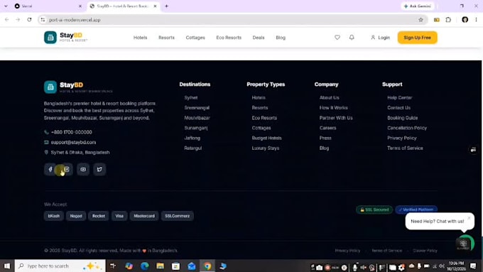 develop a mern stack and next js automotion