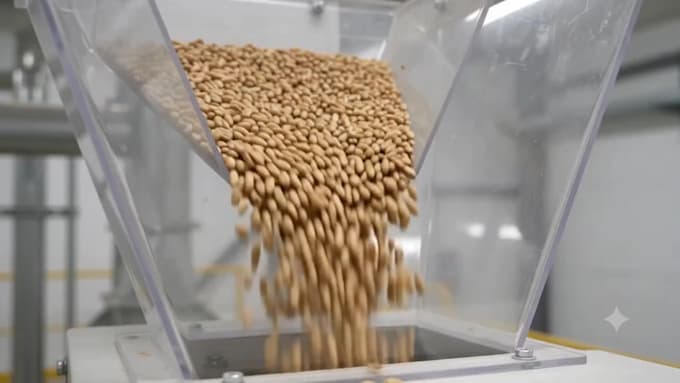 create 3d industrial animation factory warehouse and robotic automation video