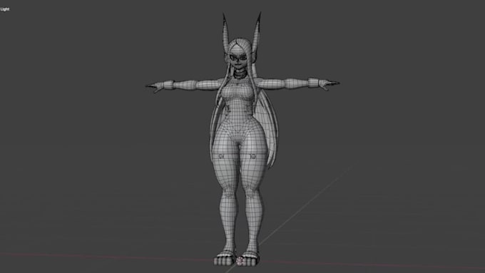 create a game ready 3d character model for your unity game