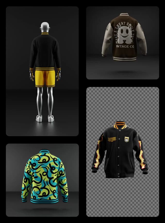 create a realistic graphic clothing highquality mockup