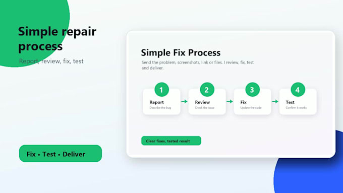 fix HTML CSS and react bugs and responsive website issues
