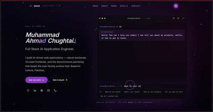 build custom ai web application or rag chatbot using gemini API
