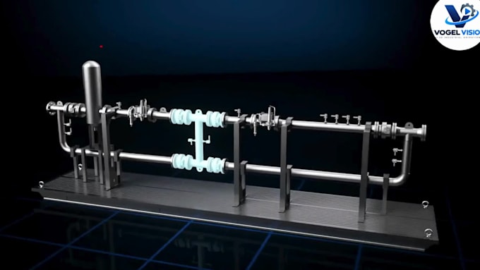3d industrial animation engineering visualization 3d techninal industrial design