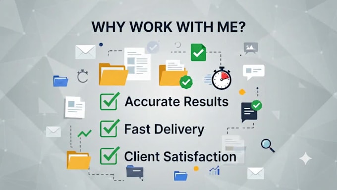 ido professional data entry, copy paste and web research