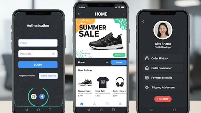 provide flutter mobile app development