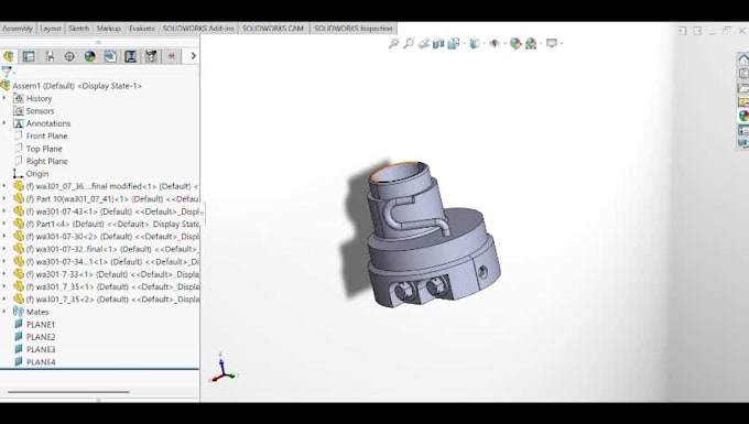 create professional 3d cad models in solidworks