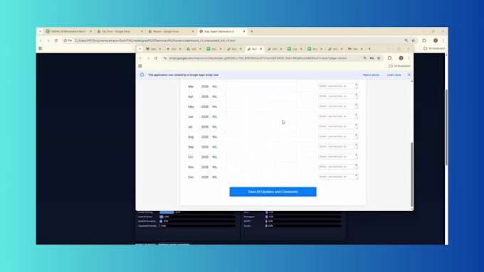 build a custom web app using google sheets and apps script