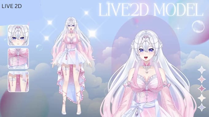 do 3d live2d vtuber model live2d vtuber avatar vtube studio vtuber rigging