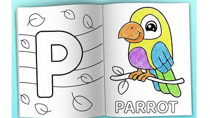 create a custom kids coloring book for amazon KDP