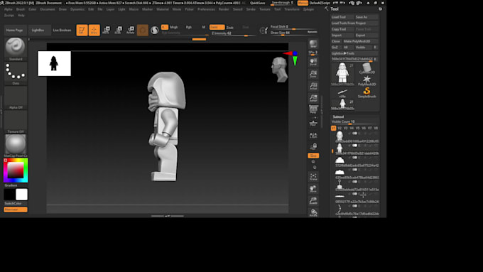 sculpt realistic 3d characters and miniatures