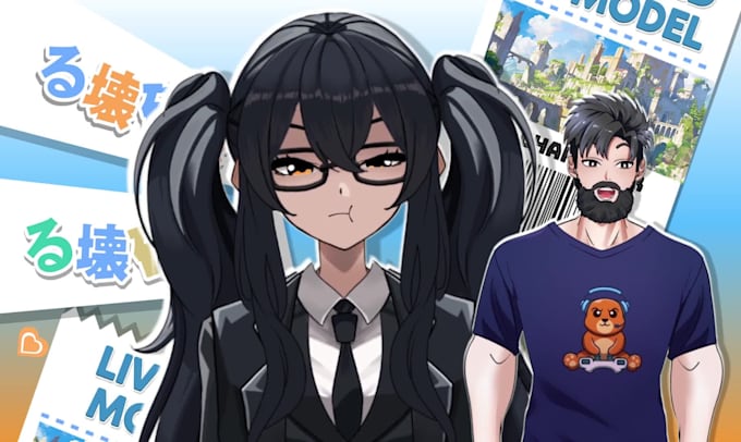 create custom vtuber or rigg for live2d model