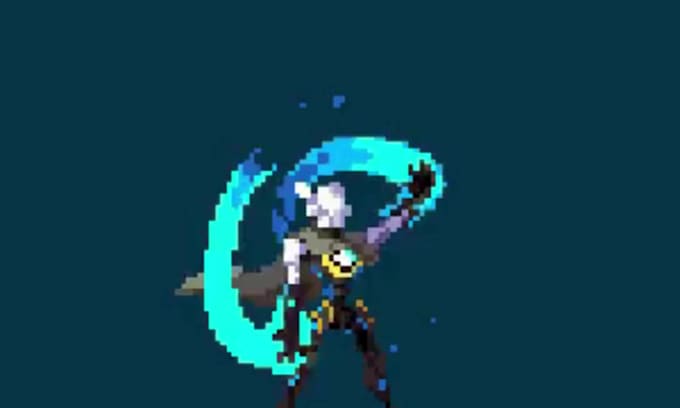 design 2d pixel art characters, sprite sheets and character game art animation