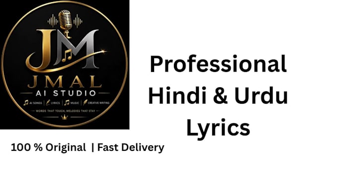 write original hindi and urdu song lyrics