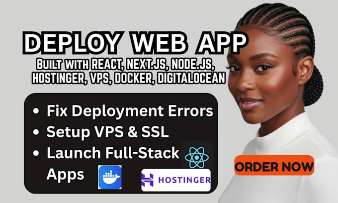 deploy react nextjs nodejs app on aws vps docker and hostinger web hosting