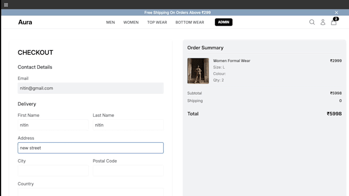 build a mern stack web application with authentication