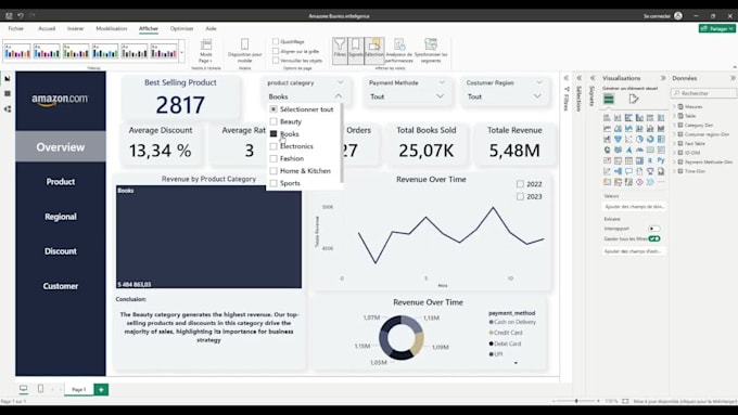 build a power bi sales dashboard for small business owners