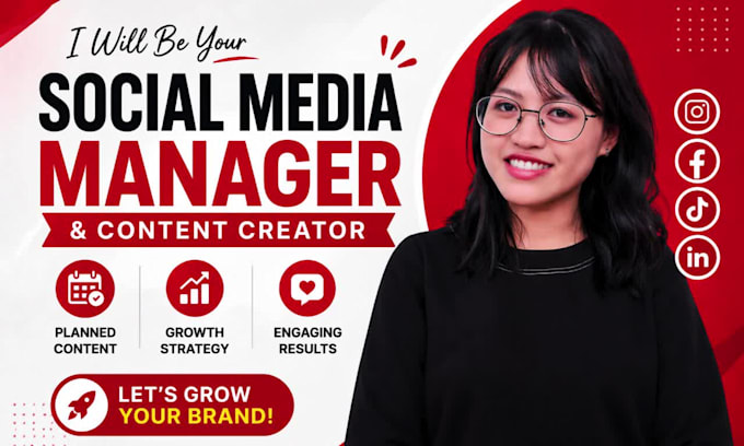 be your social media marketing manager and content creator