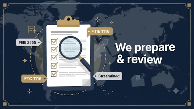prepare your US expat tax return, fbar and streamlined foreign filing