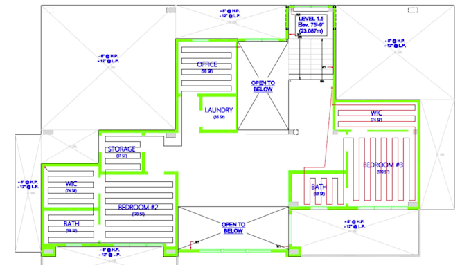 design hydronic floor heating system