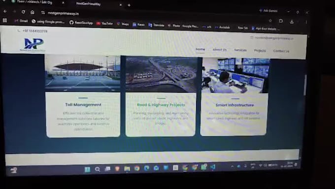 build a modern responsive website using mern