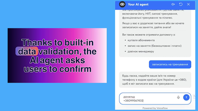 build a custom ai chatbot with voiceflow and manychat