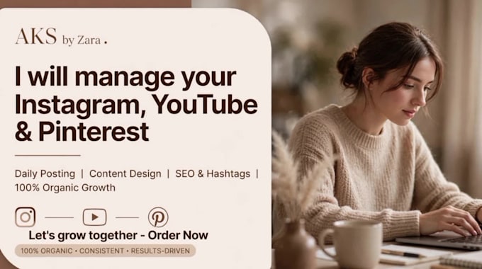 be your viral instagram pinterest youtube manager