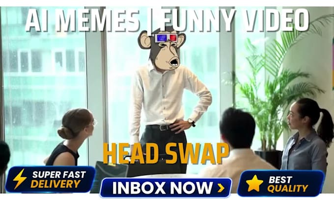 do video face swap face replacement head replacement funny video head swap, meme