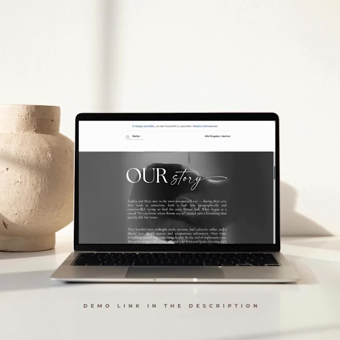 create a personalized wedding website canva