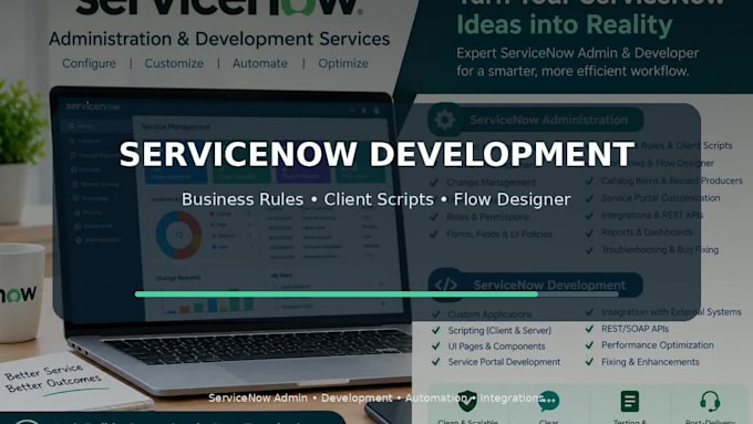 develop servicenow instance end to end