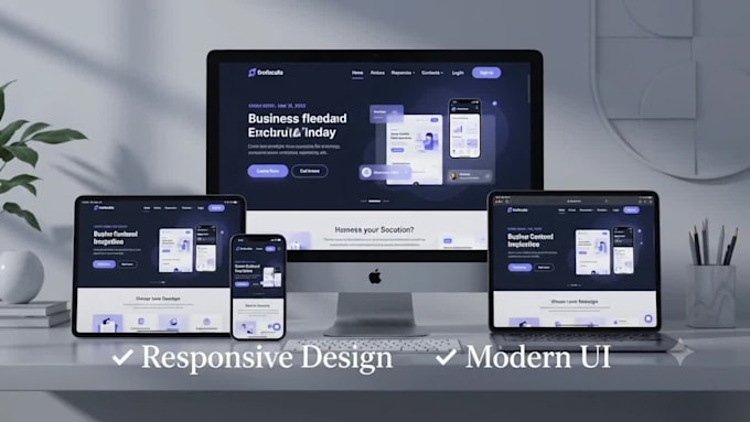convert figma, psd or xd to responsive landing page