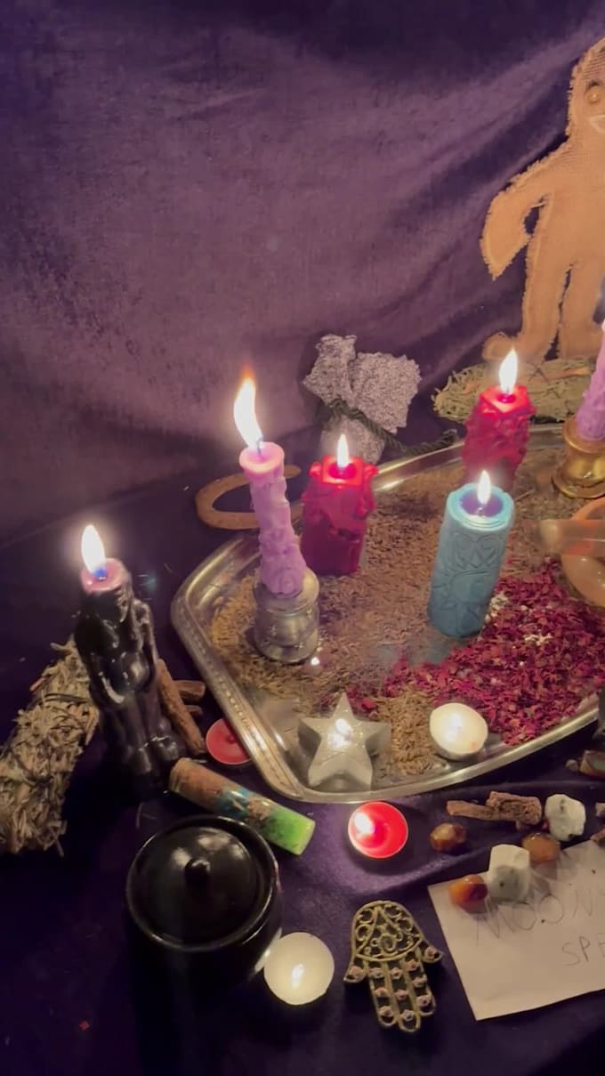 cast a powerful custom spell to make your wish come true within 24 hours