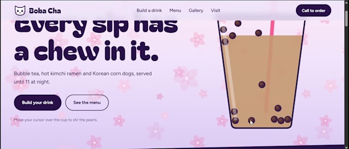 design a modern responsive website for your cafe