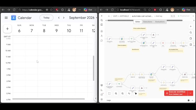 make ai calling agent ai voice agent for appointment booking plumber leads