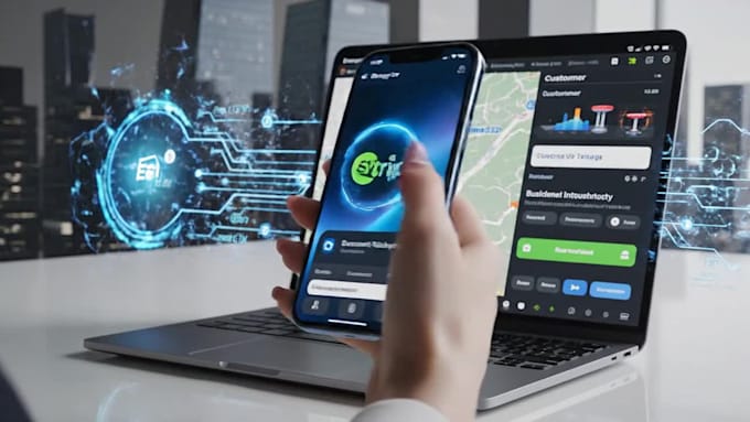 develop ai powered car rental, gps tracking and ev charging app