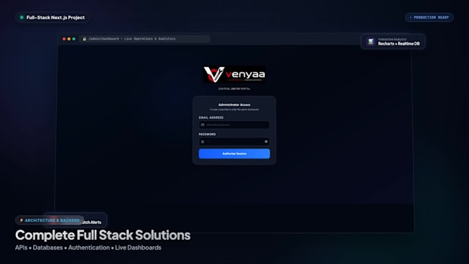 design and develop next js scalable website or app as full stack web developer